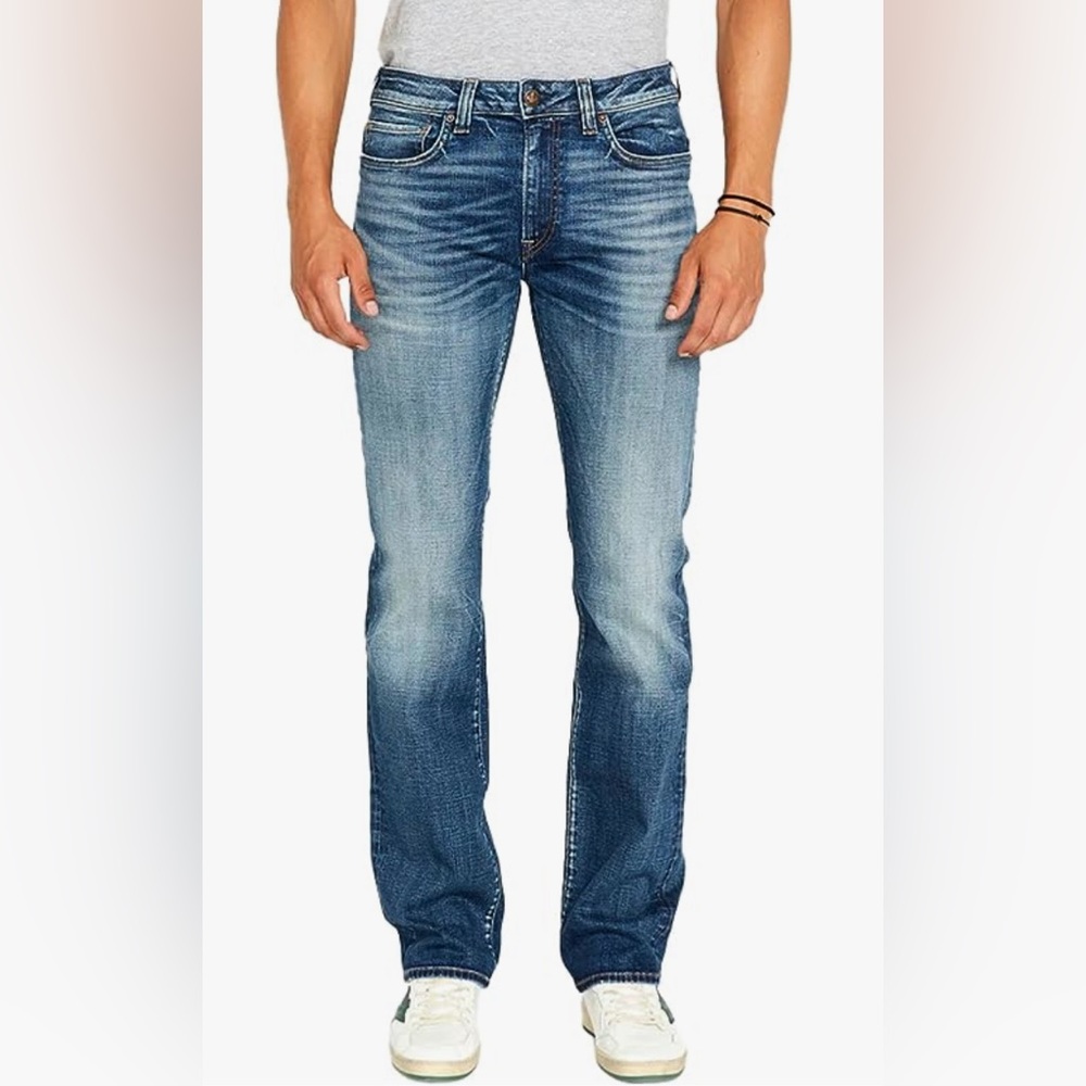 Buffalo David Bitton Men's Relaxed Straight Driven Jeans.